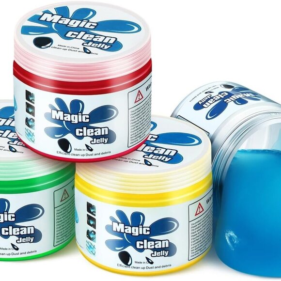 4 Pack Car Cleaning Gels Auto Detailing Tools Cleaning Putty Car Interior Cleane - Picture 1 of 7